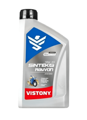 Aceite 10w40 Sintetico Moto 4t 1 Litro Vistony1