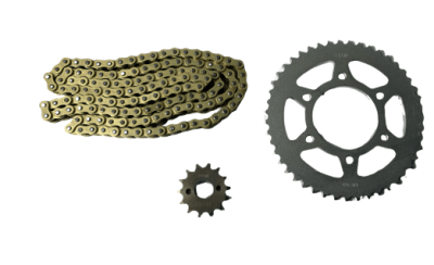 KIT TRANSMISION R15 V2 47D 14D 428H 132L CADENA DORADA2