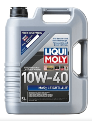 ACEITE LIQUI MOLY 10W40 SUPER MOS2 LECHE AUUF SEMI SINTETICO 5L1