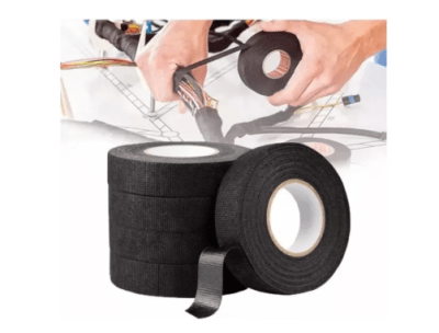 Cinta Tela Adhesiva Aislante Cableado Automotriz 15m*20mm1