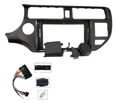 Bisel Adaptador Radio 9 Pulgadas Kia Rio4 2012+  incluye Arnés1
