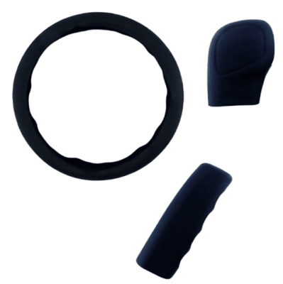 FUNDA CUBRE VOLANTE MAS POMO Y FRENO DE MANO SILICONA1