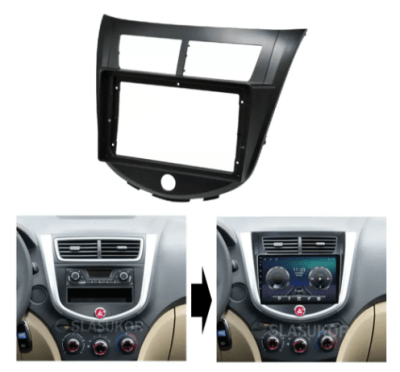 Bisel Adaptador Radio Pantalla Jac J4 2015-2020 9pulgadas1