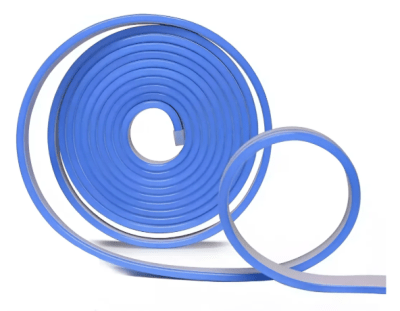 CINTA TIRA LED NEON AZUL FLEXIBLE 12 VOL 5M1