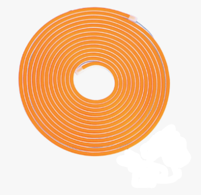 CINTA LED NEON NARANJA FLEXIBLE 12 VOL 5M1