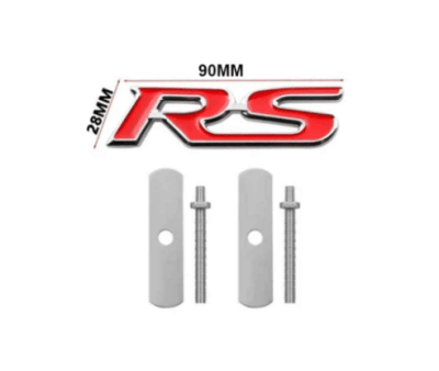 Emblema Nombre RS De Parrilla Con Tornillo LOGO1