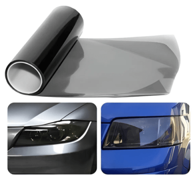 Vinilo Adhesivo Foco Black/light Negro/claro Tuning 30cmx 1m1