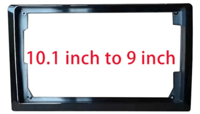 Bisel Adaptador De Radio Reductor De 10 A 9 Pulgadas Color Negro2