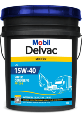 Mobil Delvac Modern 15w-40 Super Defense V3, 19lt1