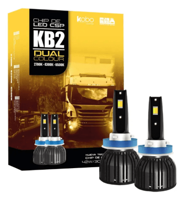 Kit Led Dual Kb2 Dual  H7 H11 9005 9006 30.000lm 12v -24v1