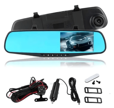 Pantalla 1080p Cámara Espejo Retrovisor + Camara Retroceso1