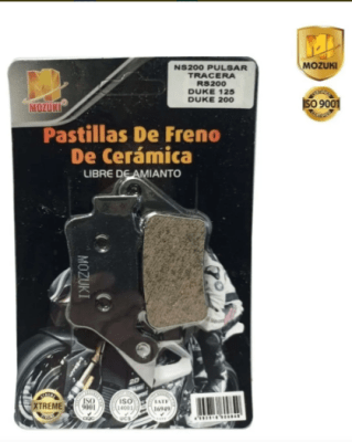 PASTILLAS PULSAR NS200 RS200 KTM DUKE 125 200 390 TRASERAS MO 98491