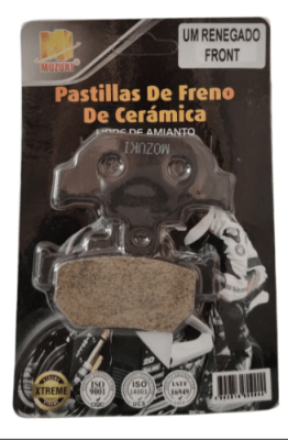 PASTILLAS UM RENEGADO DELANTERA CERAMICA MO 99001
