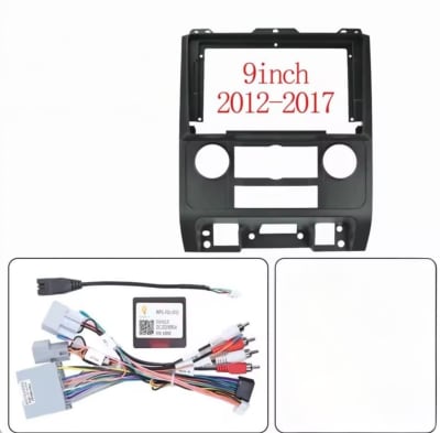 BISEL FORD ESCAPE 9 PULGADAS 2009 A2012 + ARNES CANBUS1