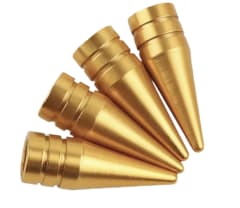 SET 4 TAPA VALVULA PUNTAS PARA NEUMATICO