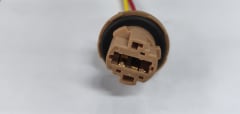SOQUETE FOCO TRASERO T20 DOBLE CONTACTO FRENO Y SEALIZADOR