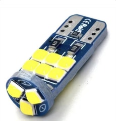 AMPOLLETAS T10 15 LED POSICION COLA DE PEZ BLANCO