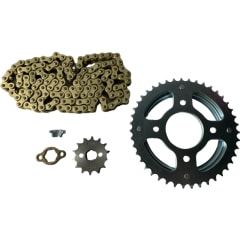 KIT TRANSMISION CB1 TWISTER 125 HONDA 43D 14D 428H 122L C DORADA RACING SEIPRO