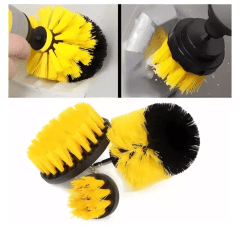 KIT 3 CEPILLOS LIMPIEZA PARA TALADRO