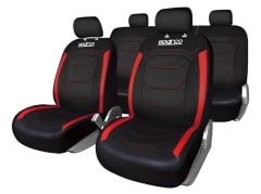 FUNDA ASIENTO NEGRO/ROJO SPARCO