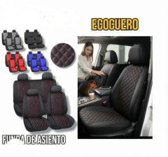 FUNDA DE ASIENTO ECO CUERO COLORES