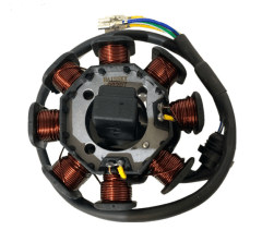 ESTATOR CG 150/ RK 150 8 BOBINAS MONOFASICO 4 CABLES