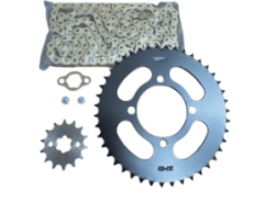 KIT TRANSMISION YBR 125 Z 43D 14D 428H C DORADO SEIPRO RACING
