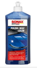 SONAX POLISH WAX CERA COLOR AZUL 500 ML