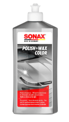 SONAX POLISH WAX CERA COLOR GRIS PLATA 500ML