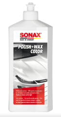 SONAX POLISH WAX CERA COLOR BLANCO 500ML