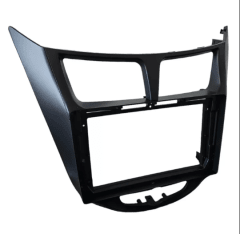 BISEL ADAPTADOR RADIO HYUNDAI ACCENT 2011 2016 NEGRO PARA 9 PULGADAS
