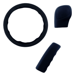 FUNDA CUBRE VOLANTE MAS POMO Y FRENO DE MANO SILICONA