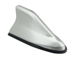 ANTENA ALETA TIBURON PLATA