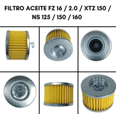 FILTRO ACEITE FZ 16 2.0 XTZ 150 NS 125 150 160 SEIPRO