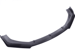 Front Lip 3 Piezas Universal Auto NEGRO MATE