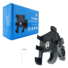 PORTA CELULAR MOTO METAL CON CARGADOR