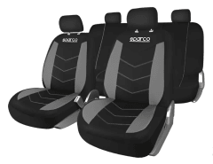 FUNDA ASIENTO SPARCO GRIS