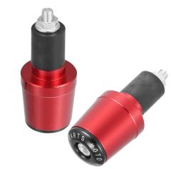 TOPE MANUBRIO MOTO ROJO SET 2 UNID
