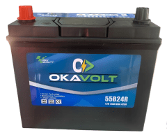 BATERIA AUTO 45AH 420CCA POSITIVO LH BORNE DELGADO OKAVOL