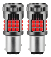 PAR AMPOLLETAS ULTRA LED 1034 P21/5W 3400LM LUZ ROJA CANBUS