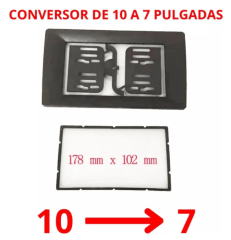 Bisel Adaptador Radio Reductor De 10 A 7 Pulgadas O 2din