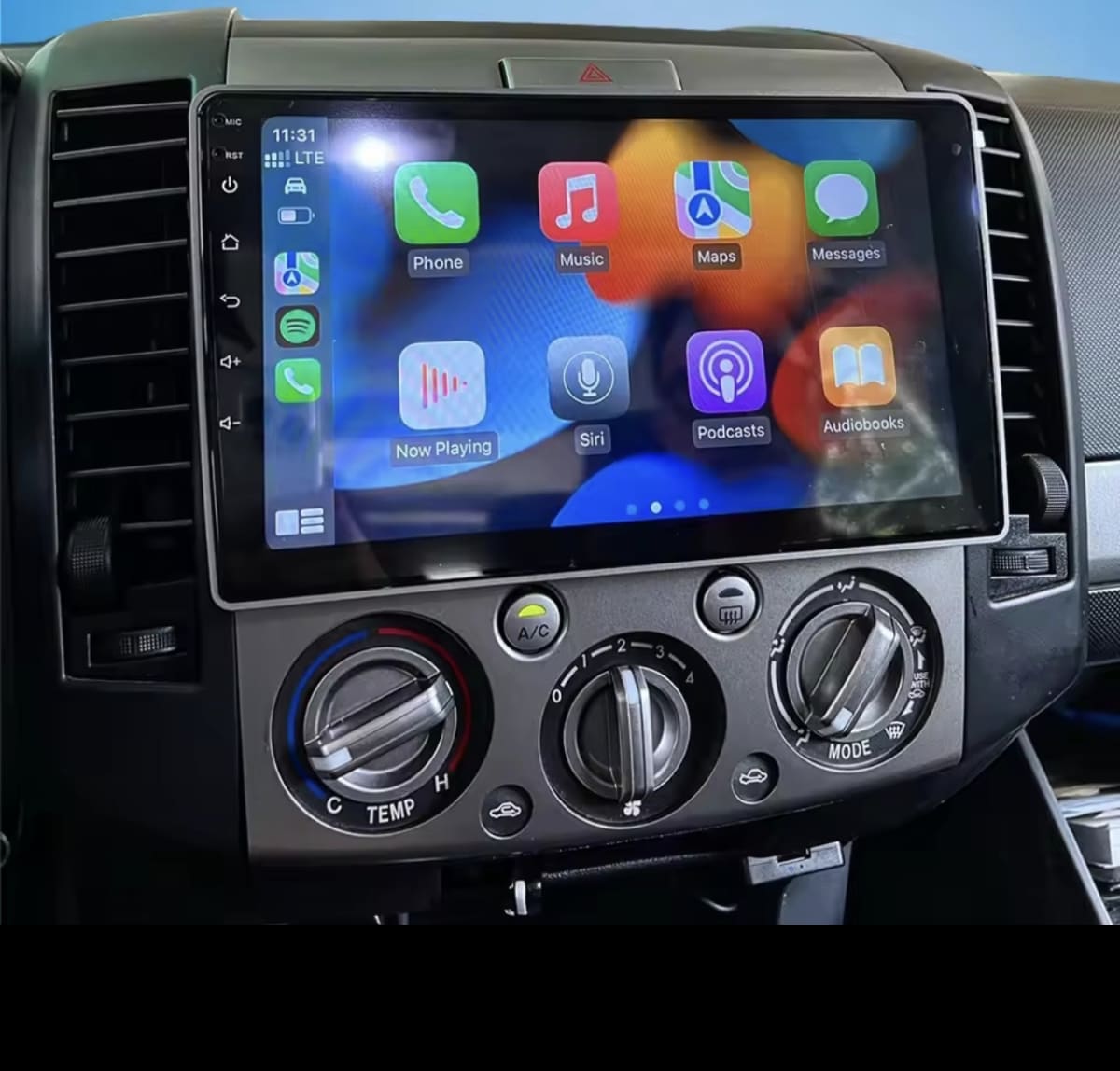 Bisel adaptador radio Ford Ranger 2006-2010  Mazda Bt50+arnes3