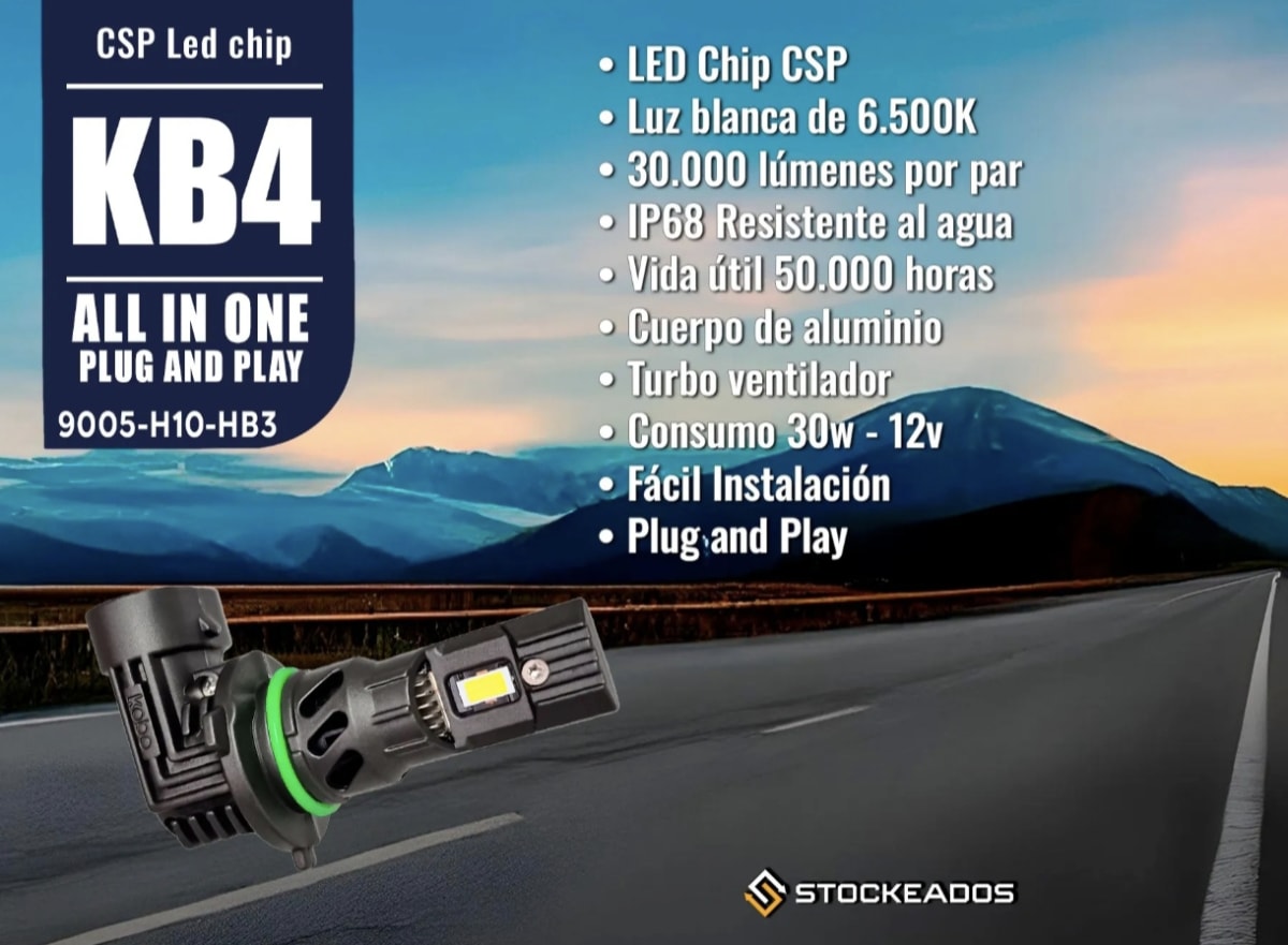 AMPOLLETA LED 9005 CSP PLUG 6610942247292