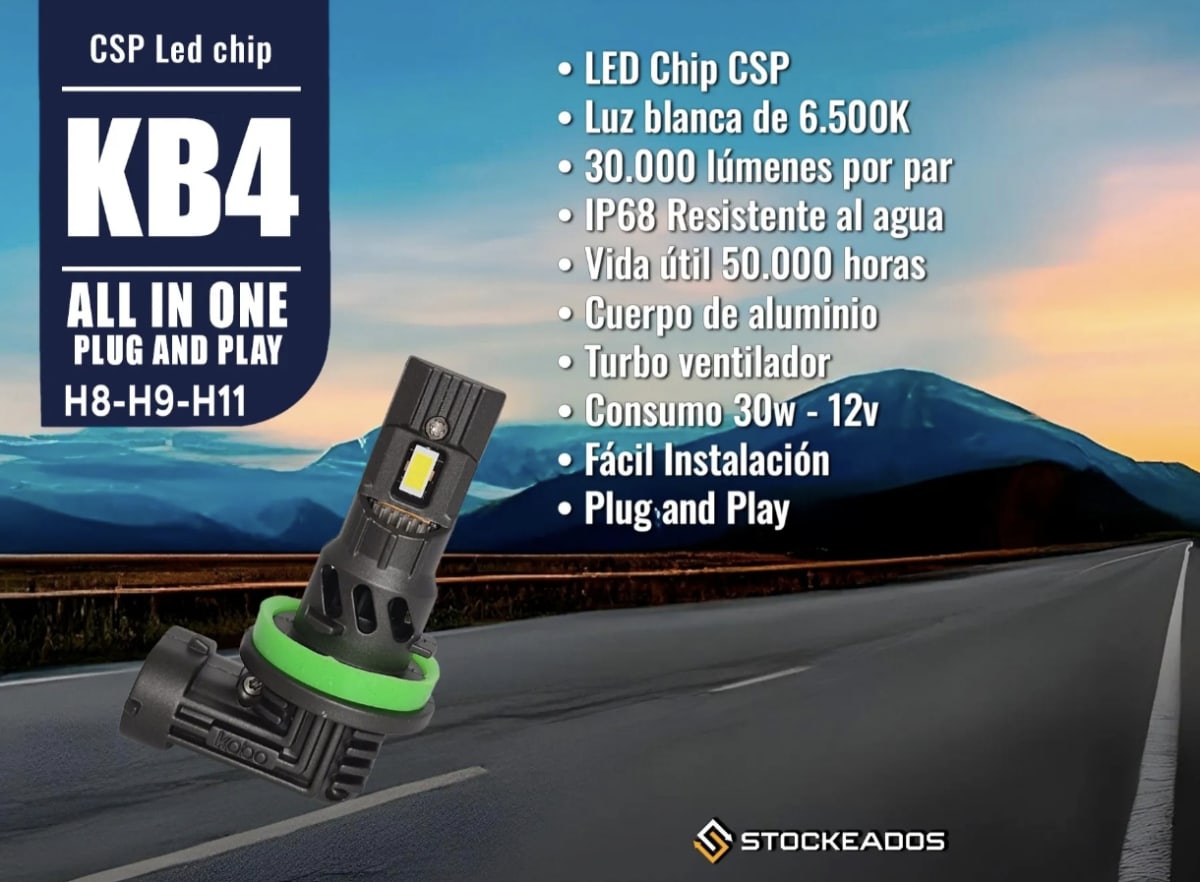 AMPOLLETAS LED CSP PLUG H11 6610942247813