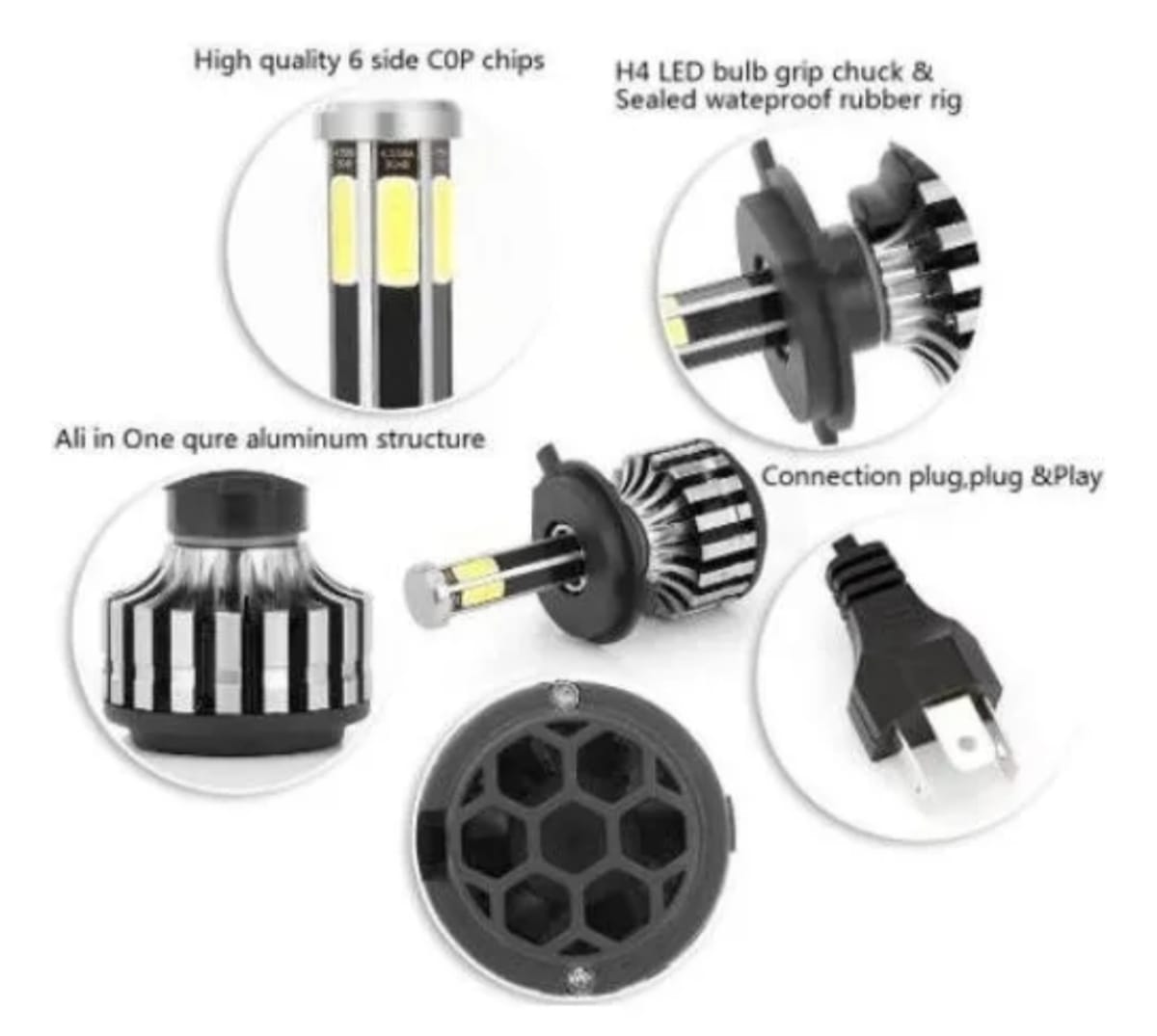 TURBO LED H8 H9 H11 X6S3