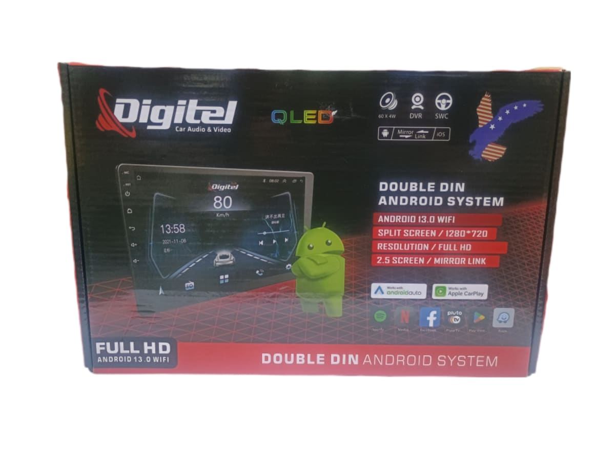 RADIO DIGITEL ANDROID 9 P 6GB +32GB RAM QLED 0