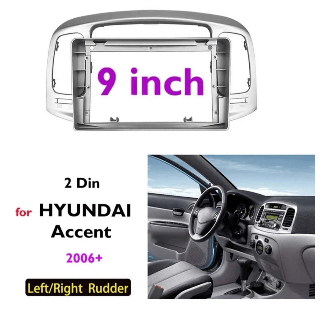 BISEL Adaptador de Radio HYUNDAI ACCENT 2008 2012 9Pulgadas1