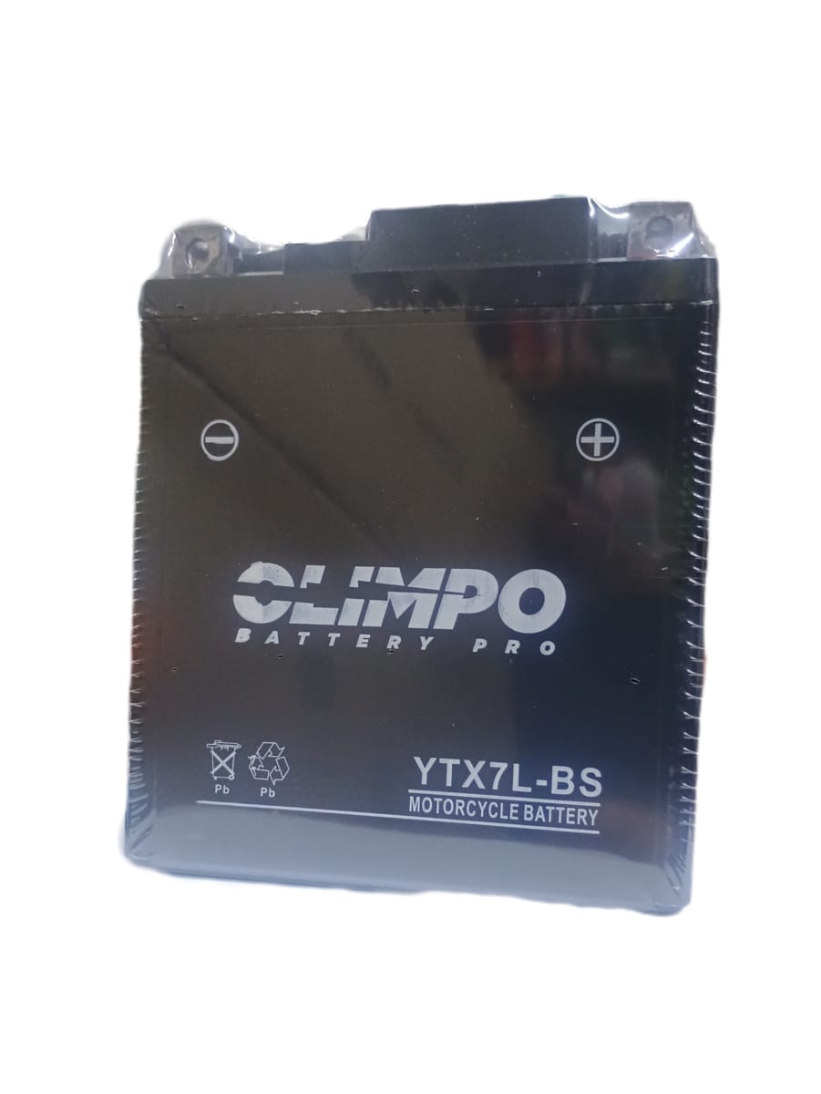 BATERIA MOTO 7AH OLIMPO YTX7L-BS 175CCA  (- +)2