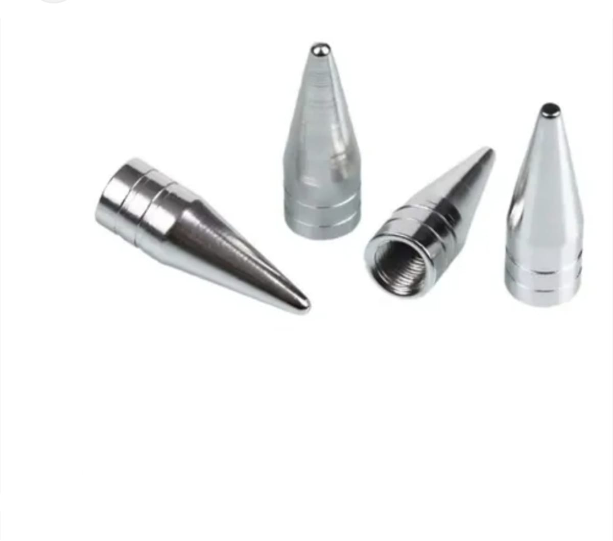 SET 4 TAPA VALVULA PUNTAS PARA NEUMATICO6