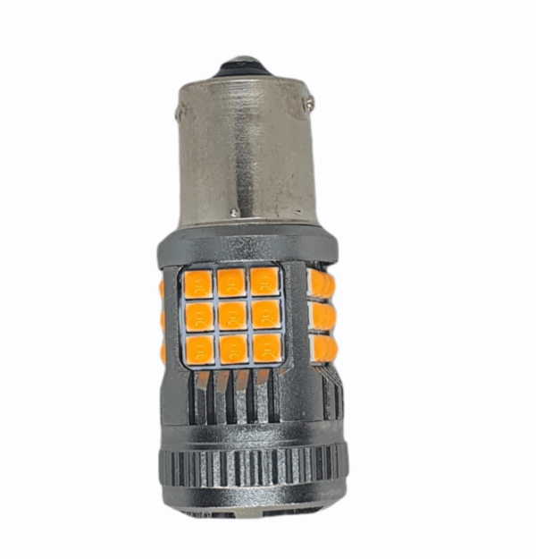 PAR AMPOLLETA ULTRA LED BAU15S P21W 3400LM LUZ AMBAR 0